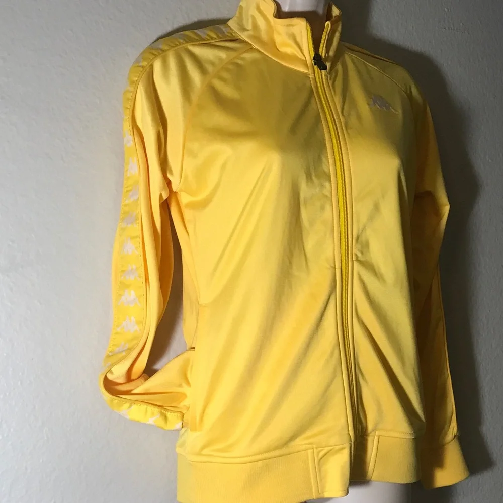 Women’s KAPPA yellow BANDA ANNISTON JACKET NWOT! Great condition! - Picture 7 of 8